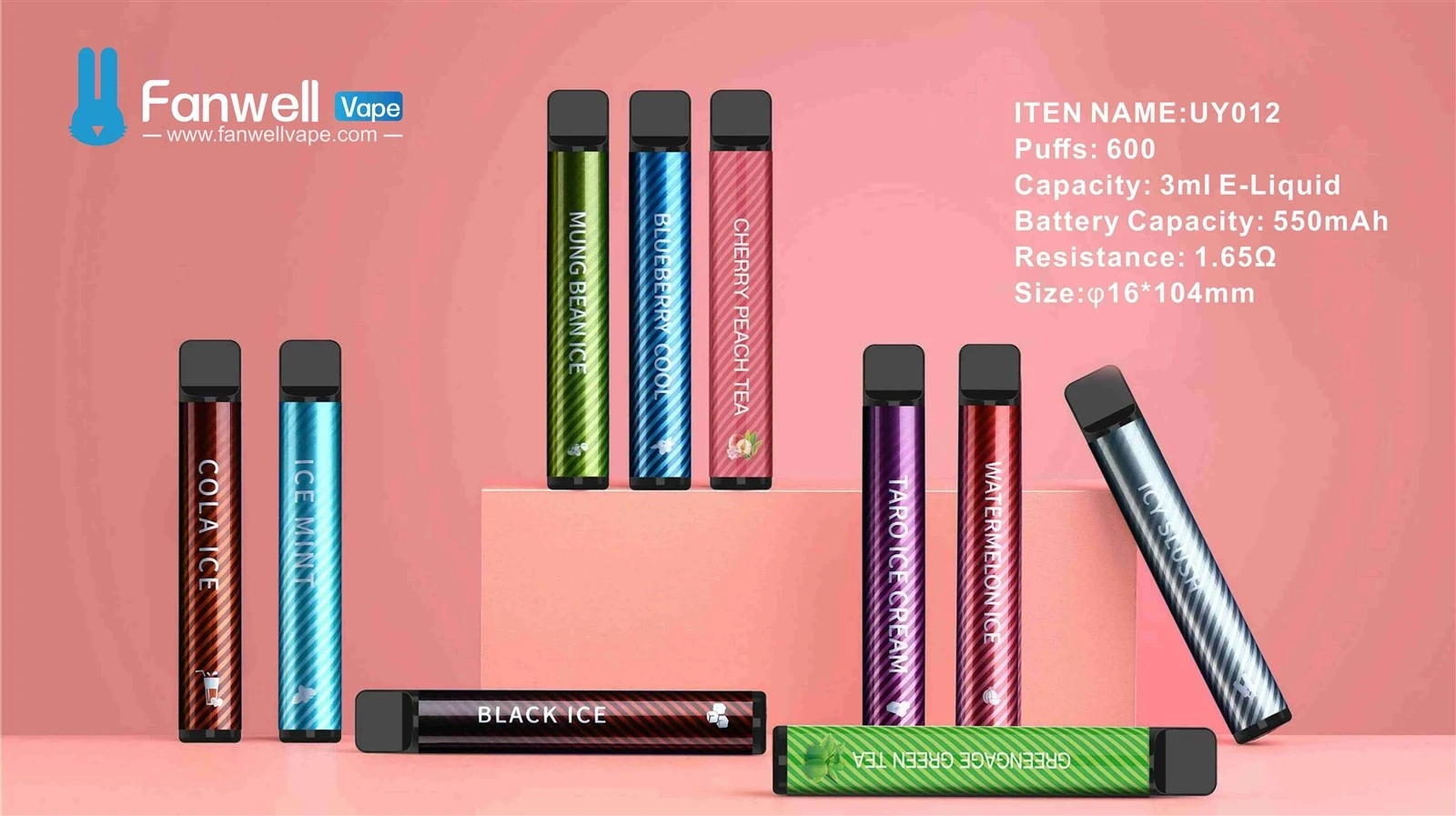 Disposable electronic cigarette 600 puffs