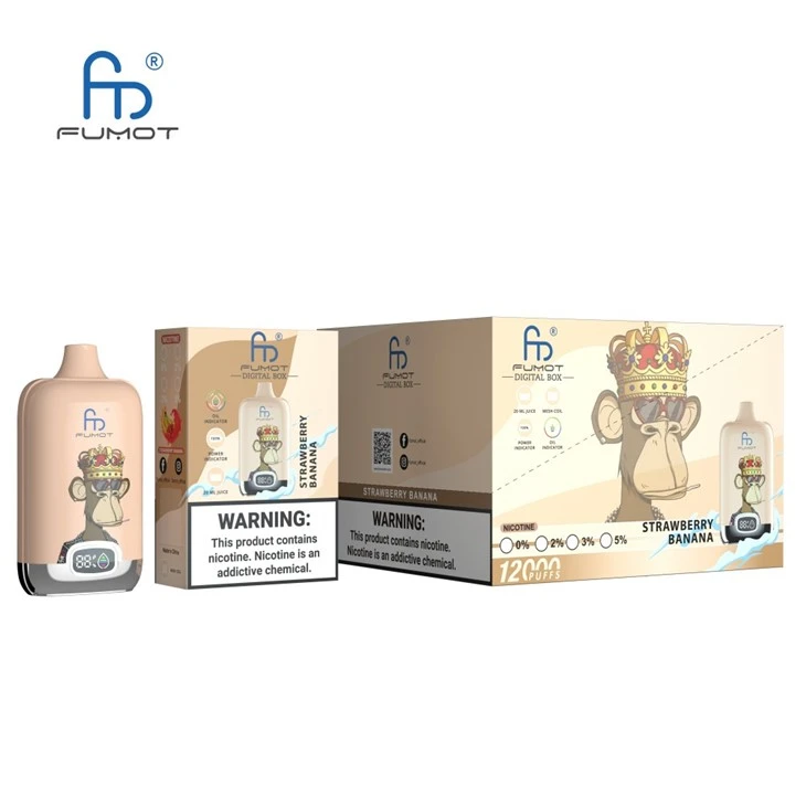 Fmote Disposable Vape 20ml Digital Box Strawberry Banana (1)