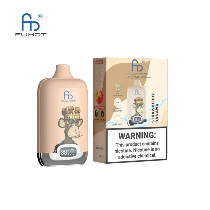 Fmote Disposable Vape 20ml Digital Box Strawberry Banana (2)