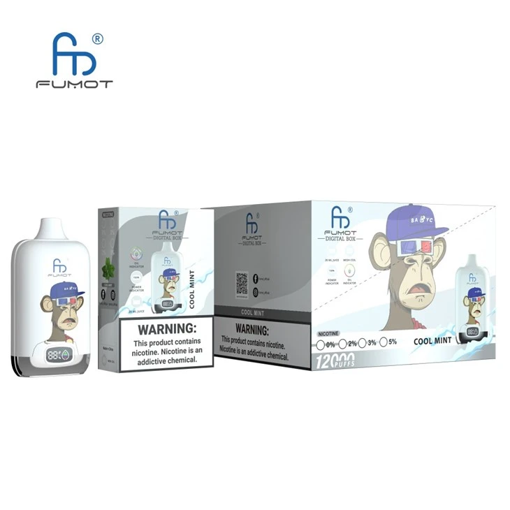 Fmote Disposable Vape 20ml Digital Box Cool Mint (1)