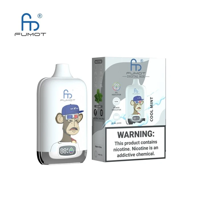 Fmote Disposable Vape 20ml Digital Box Cool Mint (2)