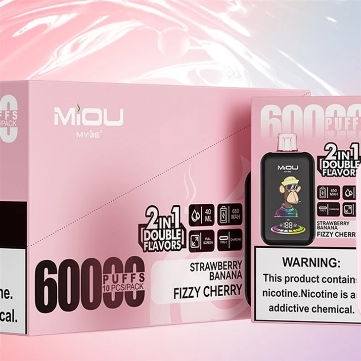 MYDE MIOU Disposable Vape 60000 Puffs 2 IN 1 factory