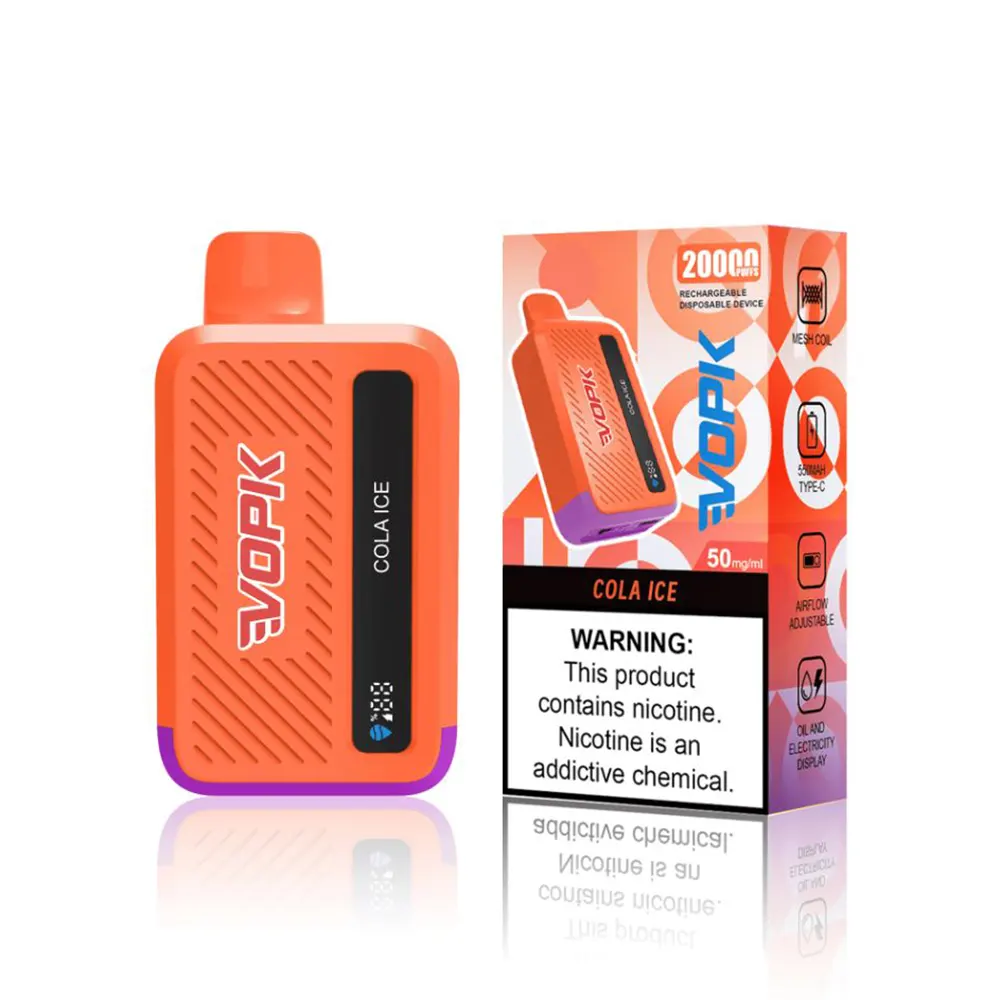 VOPK Cool Bar 20000 Puffs Disposable Vape With Smart Screen best