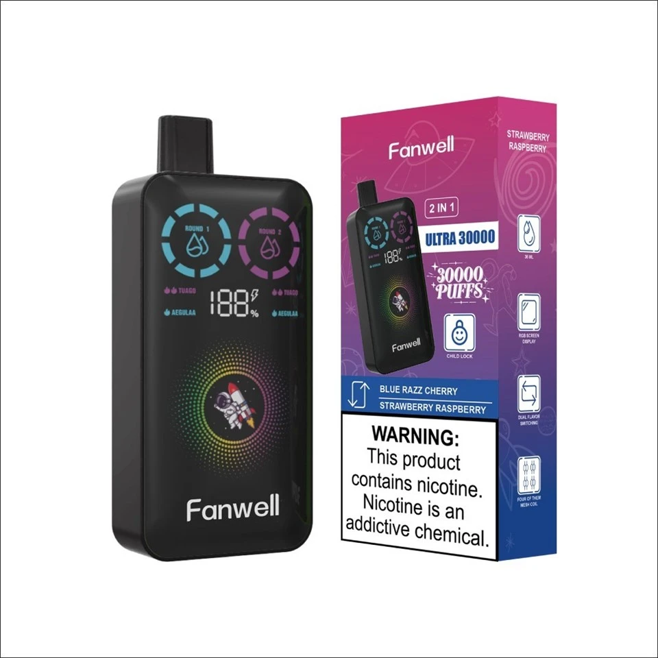 Dual Flavor Maxi-Puff E-Cigarette Fanwell Ultra 3000