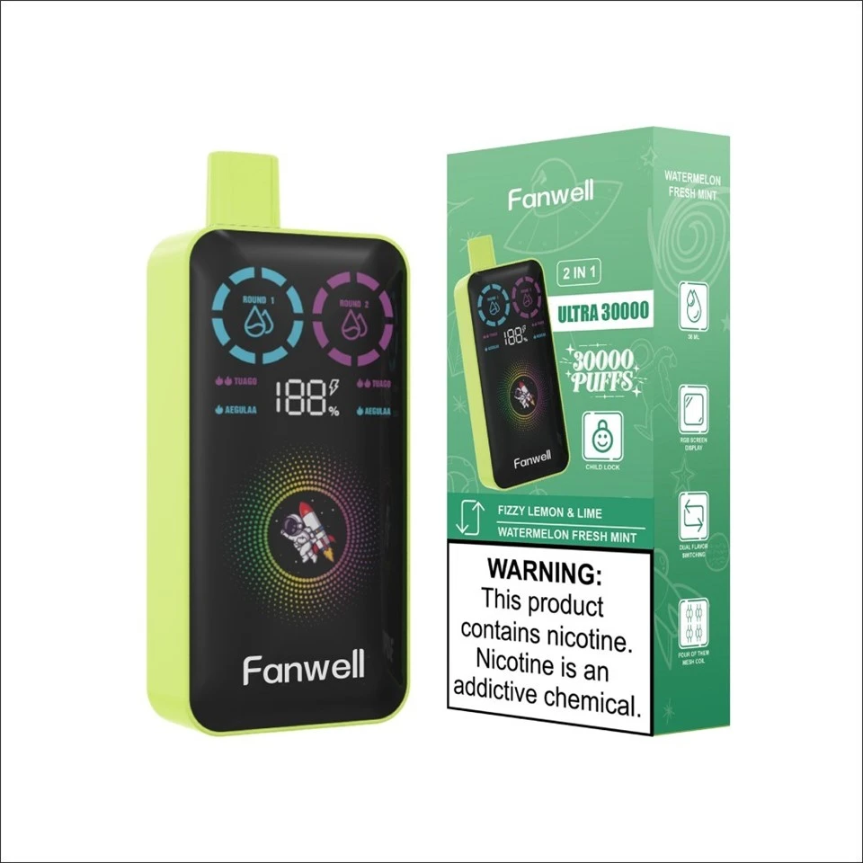 Dual Flavor Maxi-Puff E-Cigarette Fanwell Ultra 3000