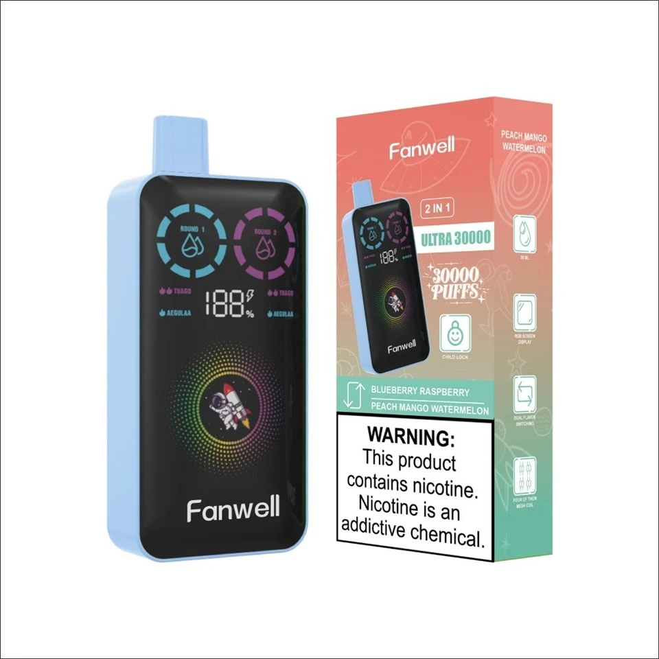 Dual Flavor Maxi-Puff E-Cigarette Fanwell Ultra 3000