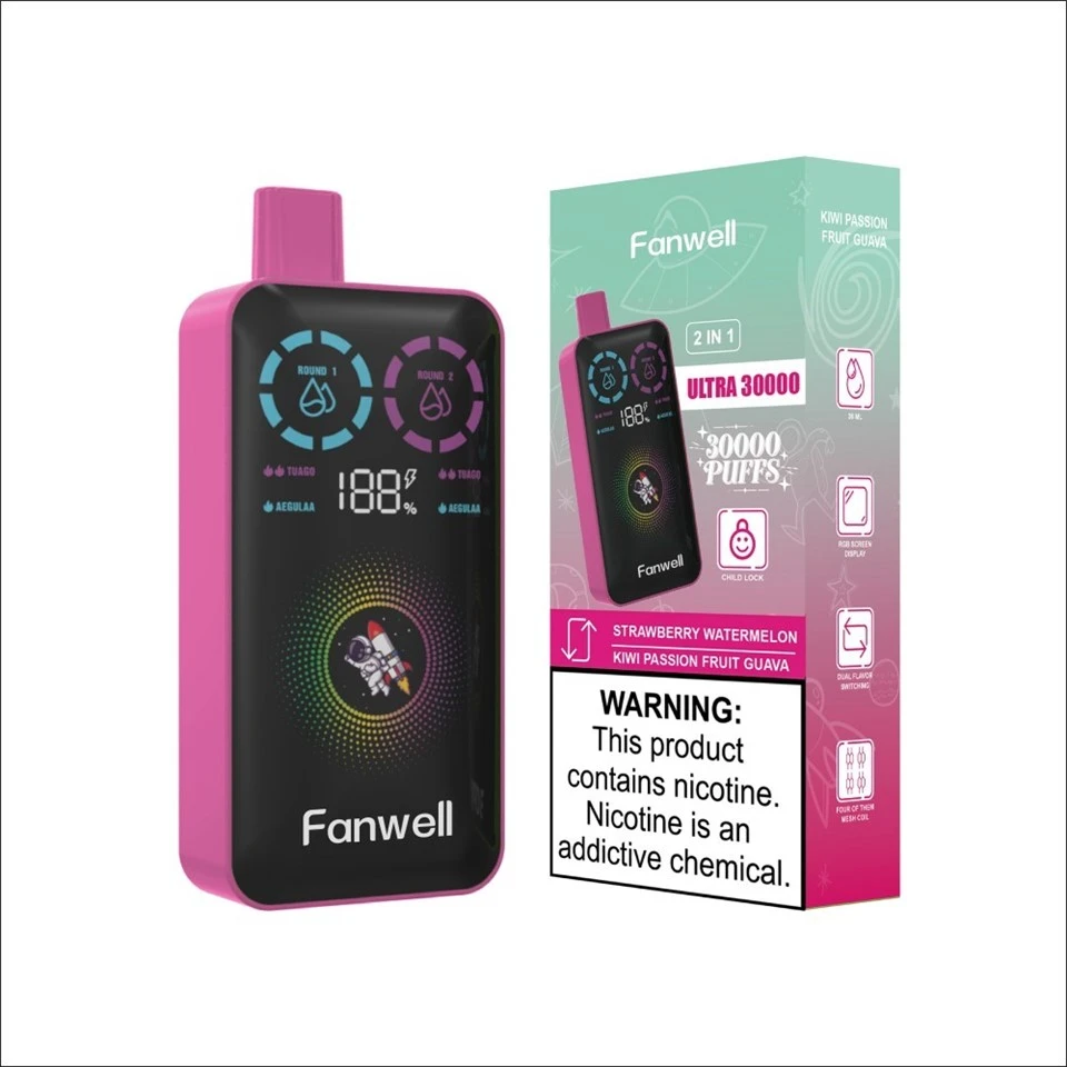 Dual Flavor Maxi-Puff E-Cigarette Fanwell Ultra 3000