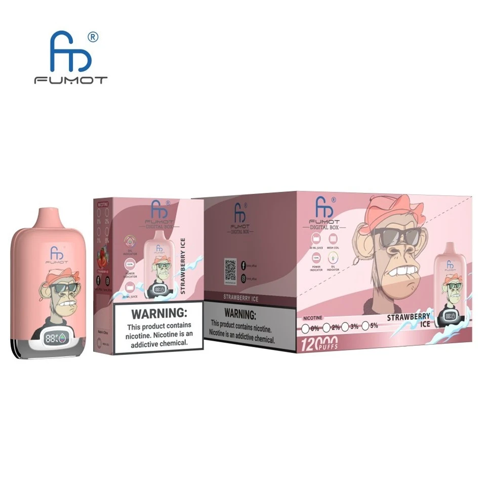 Fmote Disposable Vape 20ml Digital Box Strawberry Ice (2)
