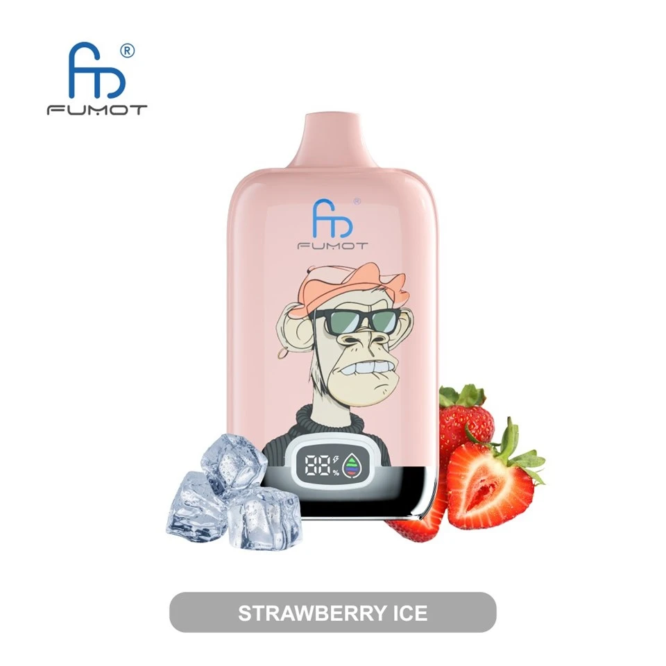 Fumot Crystal 12000 Disposable Puffs Vape Strawberry Ice
