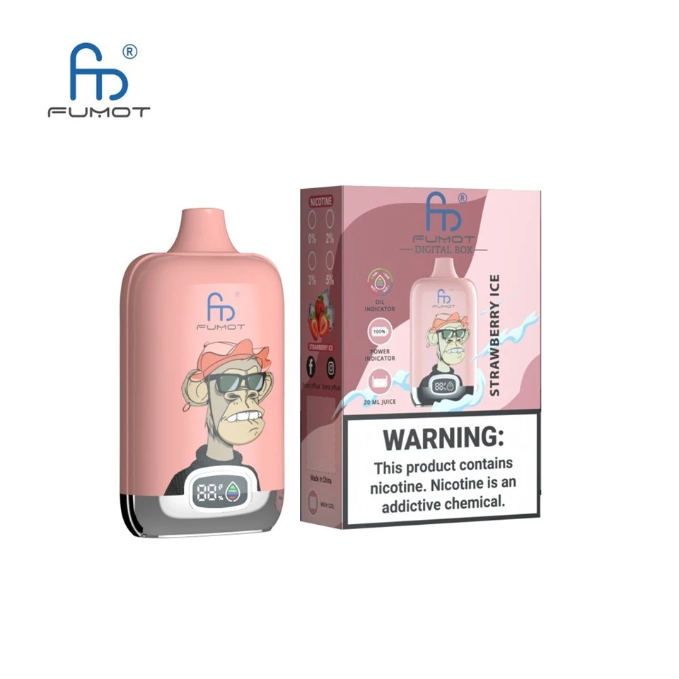 Fmote Disposable Vape 20ml Digital Box Strawberry Ice (3)
