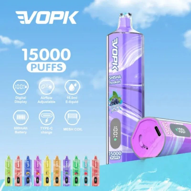 VOPK Shisha Hookah 15000 1 VOPK Shisha Hookah 15000 1