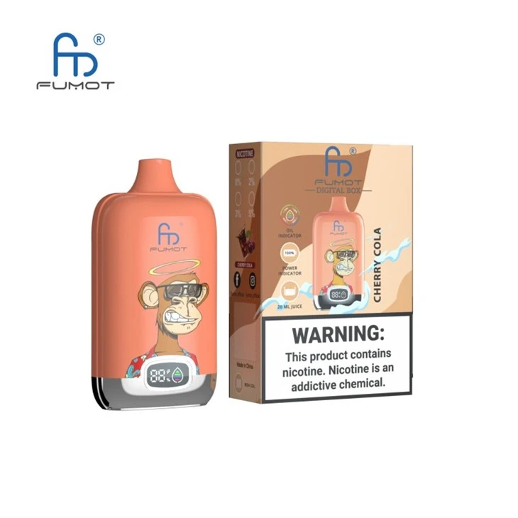 Fmote Disposable Vape 20ml Digital Box cherry Cola
