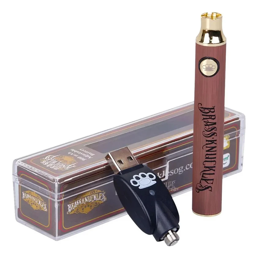 Vaporizador Brass Knuckles 900mah Para Cartridge Rosca 510 8 Vaporizador Brass Knuckles 900mah Para Cartridge Rosca 510 8